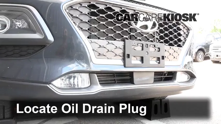 2018 Hyundai Kona Ultimate 1.6L 4 Cyl. Turbo Oil Change Oil and Oil Filter